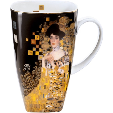 Goebel - Gustav Klimt | Koffie / Thee Mok Adele Bloch-Bauer | Beker - porselein - 450ml - met echt goud