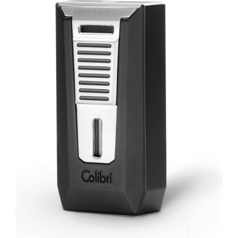 Colibri Slide-Dubbel Jet Flame stormaansteker-windproof sigarenaansteker met geïntegreerde sigarenknipper-Elegante Geschenkdoos