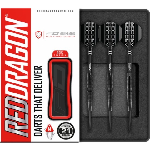 RED DRAGON - Razor Edge Extreme: Steeltip Tungsten Dartpijlen Professioneel - 21 gram