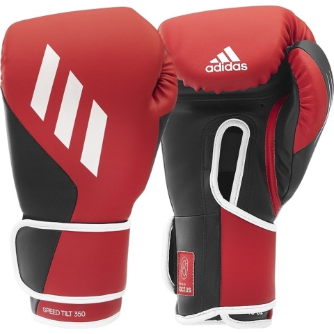 Adidas Bokshandschoenen Speed TILT 350V Pro Training Rood/Zwart - 16 oz.