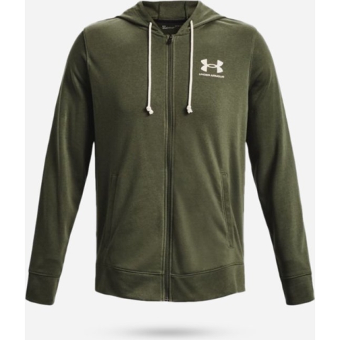 Under Armour Rival Terry Full-Zip - Maat XXL - Kleur Groen