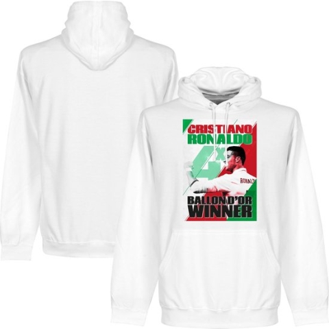 Ronaldo 4 Times Ballon Dâ€™Or Winners Portugal Hooded Sweater - M