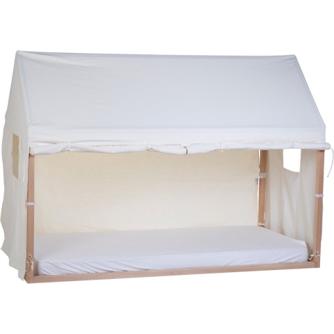 Huis Bed Cover - 90x200 Cm - Wit