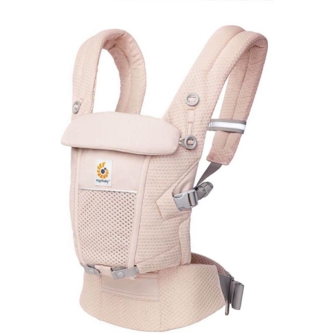 Ergobaby baby draagzak Adapt Soft Flex Mesh Pink Quartz - ergonomische draagzak vanaf geboorte