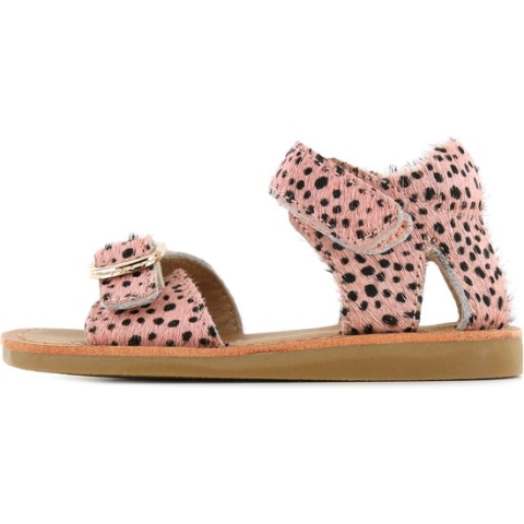 Sandalen | Meisjes | Pink Black Dots | Leer | Shoesme | Maat 30