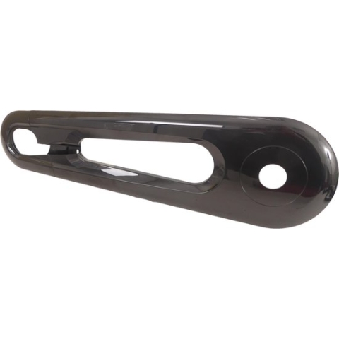Kettingkast Gazelle Linea 2 lang - glanzend zwart
