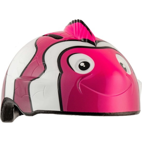 Crazy Safety - Kinderfietshelm - Roze Nemo Vis - S/M - 49-55 cm verstelbaar