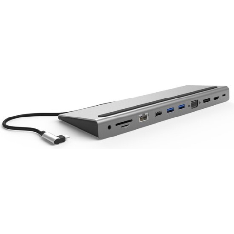 Mobility Lab - ML304328 - 11-in-1 USB-C Universal Docking Station - HDMI - VGA - Ethernet - Card Reader - Usb-C Power Delivery