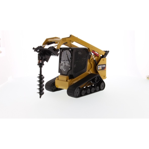 Cat 297D2 Multi-Terrain Loader met diverse accessoires - 1:16 - Diecast Masters - High Line Series