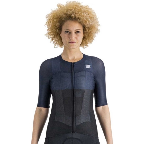 Sportful Pro Korte Mouwen Fietsshirt Zwart M Vrouw