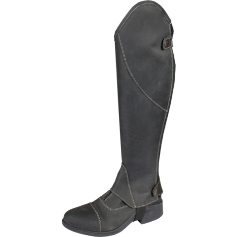 Horka Chaps Robin Leer/cambrill Zwart 2 Stuks Maat S