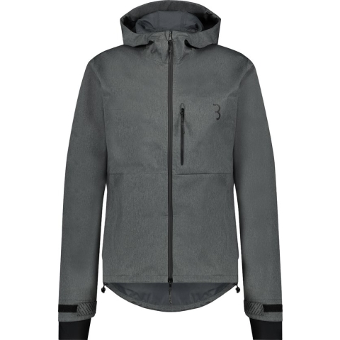 BBB Cycling Rainshield Explorer Regenjas - Commuter Heren - Waterafstotend - Grijs - Maat M - BBW-450
