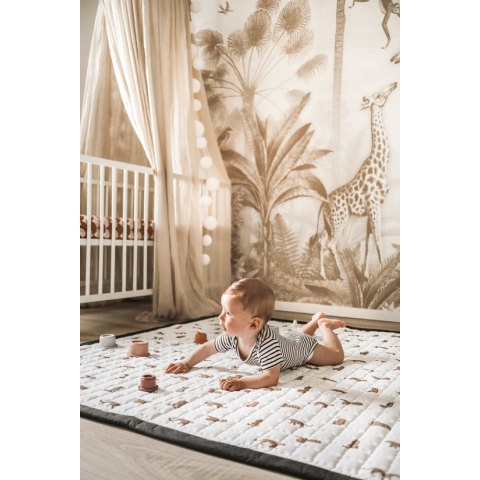 Love by Lily - groot baby speelkleed - Leopardy - 150x120cm