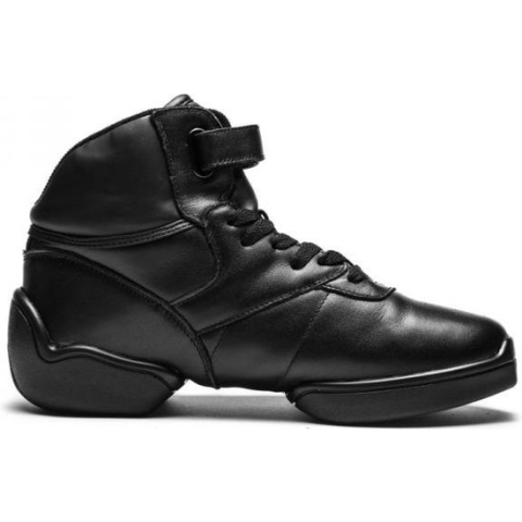 Rumpf 1500 High Top Sneaker Leather upper black Jazz Street Hip Hop Zwart Maat 39.5, UK 6