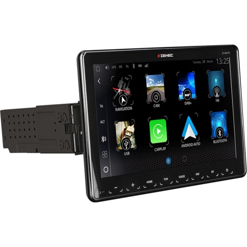 Zenec Z-N975 - Autoradio - 1 DIN autoradio met Apple CarPlay en Android Auto - Draadloos - Wireless - USB - Bluetooth