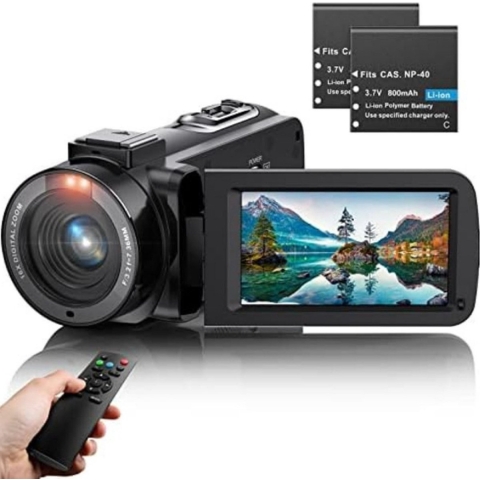 Vlog Camera Voor Beginners - Vlog Camera Met Schermpje - Vlog Camera Met Kantelbaar scherm - Vlog Statief