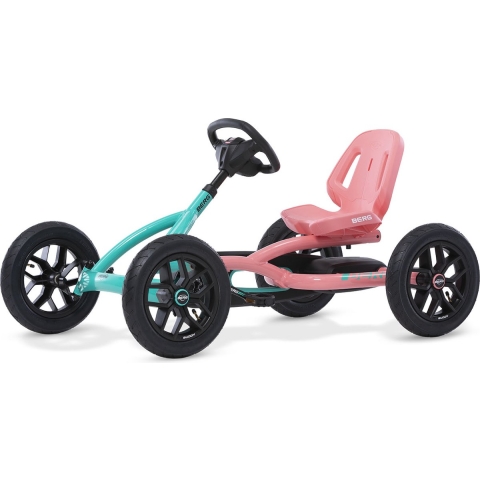 BERG Buddy Lua Skelter - 3 tot 8 jaar - Verstelbaar Zadel - Vrijloopautomaat - Roze