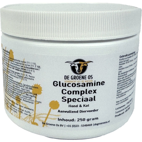 Groene Os Glucosamine Complex Speciaal - Hond/Kat - 250 g