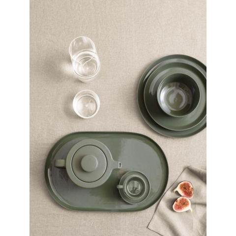 MARC O'POLO Valka Tafelloper Oatmeal - 50x250 cm