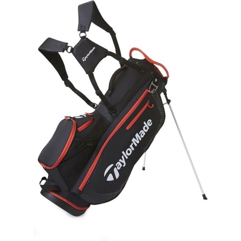 TaylorMade Pro Standbag 2023 - Zwart Rood