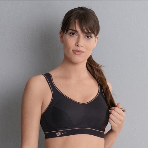 Anita - Extreme Control sport bh zonder beugel - Black Gold - 85D