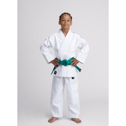 Ippon Gear NXT jeugd judopak nieuw zwart logo (Maat: 140)