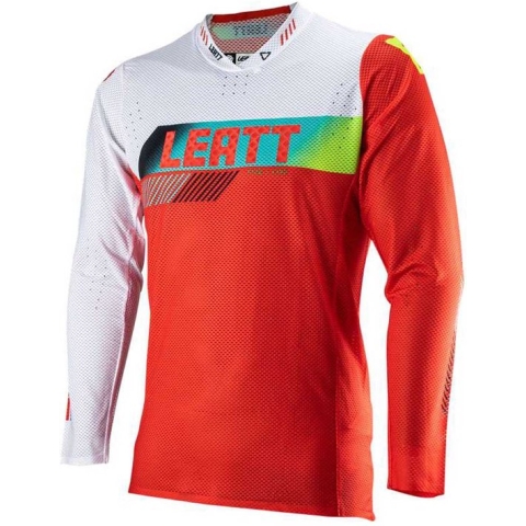 Leatt 5.5 Ultraweld Lange Mouwenshirt Rood XL Man
