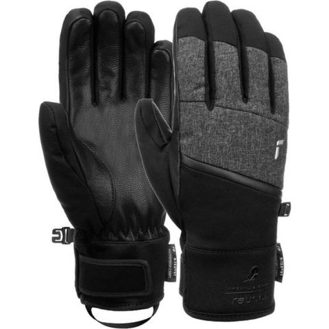 Reusch Febe R-TEX XT skihandschoenen - grijs/zwart - maat 8