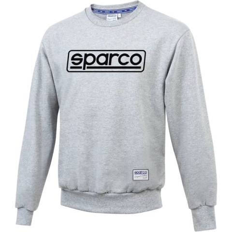 Sparco FRAME Sweater - Stijlvolle Grijze Sweater met Sparco Logo - Grijs - Grijze sweater XL
