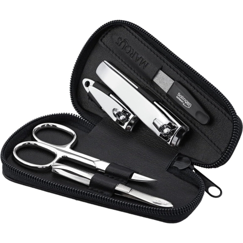 manicureset voor dames en heren - 5-delige pedicureset, incl. Vinger- en teennagelknipper, nagelset en nagelriemtrimmer - Ideaal cadeau voor alle gelegenheden