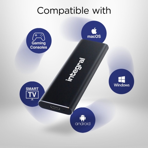 Integral SlimXpress Externe Portable SSD 500GB USB-C 3.2