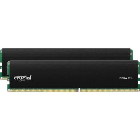Crucial Pro DDR4 RAM 64GB Kit (2x32GB) 3200MHz, Intel XMP 2.0, PC Computer Arbeitsspeicher - CP2K32G4DFRA32A