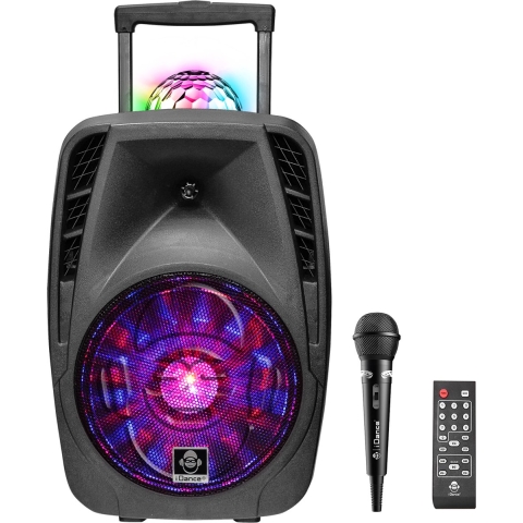iDance Audio Groove 216 bluetooth speaker met RGB LED discoshow en discobal