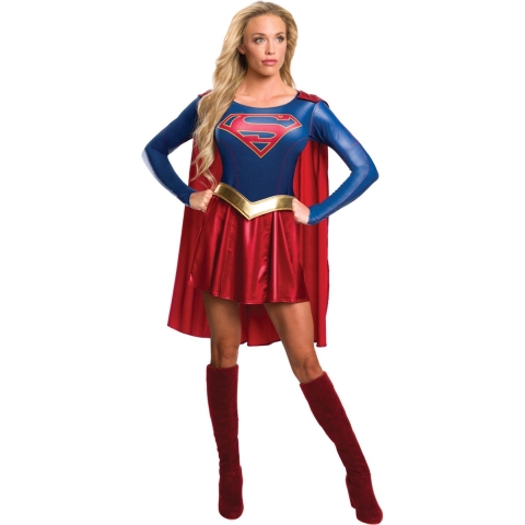 RUBIES UK - Supergirl serie kostuum voor vrouwen - Small - Volwassenen kostuums