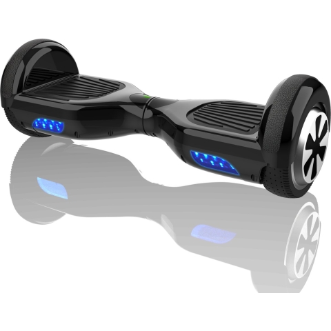 Denver Hoverboard 12km/u - 10km Bereik - 500W - Zelf Balancerend - Oxboard - Belastbaar tot 90kg - 6.5" wielen - HBO6620 - Zwart