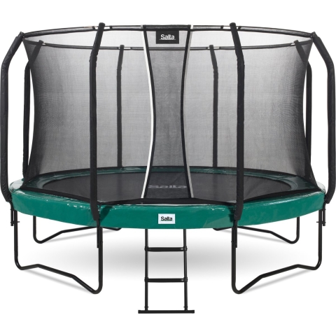 Salta First Class - Trampoline met veiligheidsnet en ladder - ø 366 cm - Groen
