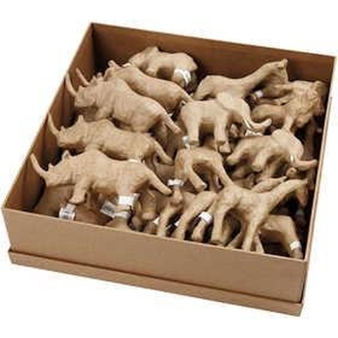 Jungledieren, h: 7,5-10 cm, 32stuks