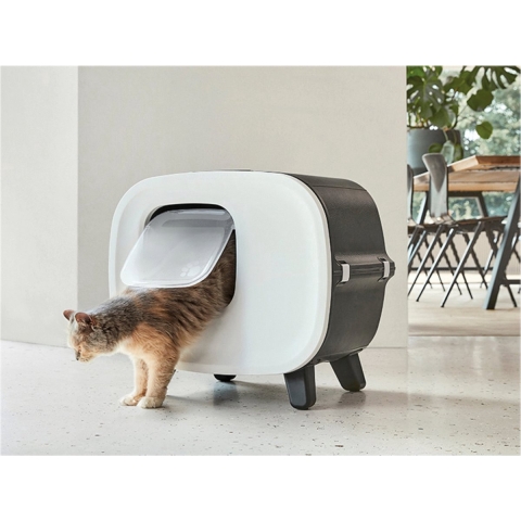 kattenbak mira deluxe antraciet