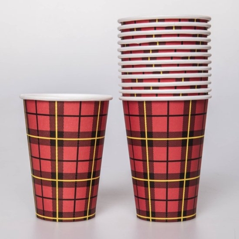 Wegwerp drinkbeker 180 cc multicolor - partybeker van papier - koffie beker - wegwerpbeker - drinkbeker 2500 stuks  - verjaardagen - koffiebekers to go - to go - kwaliteit drinkbeker - schenkbeker - Kartonnen bekers - papieren bekers 2500 stuks