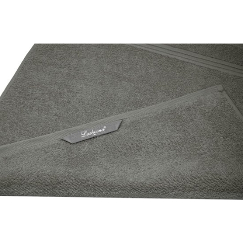 Katoenen handdoeken, set van 4 theedoeken, donkergrijs, keuken, droogdoeken 50 x 50 cm