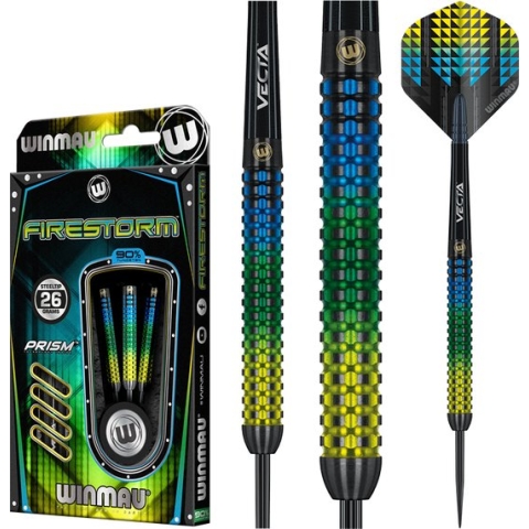WINMAU – Firestorm: Steeltip Tungsten Dartpijlen Professioneel - 26g