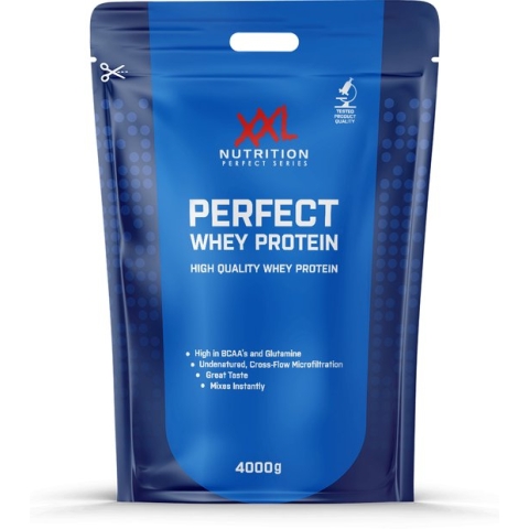 XXL Nutrition - Perfect Whey Protein - Eiwitpoeder, Proteïne poeder, Eiwitshake, Proteïne Shake - Cookies & Cream - 4000 gram