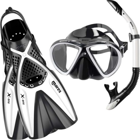 Mares X-One Marea Snorkelset Wit M/L