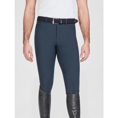 Equiline Rijbroek X-grip Willow Navy (002) - 48