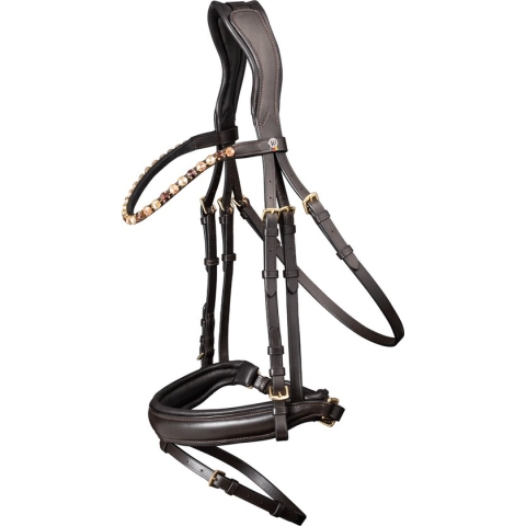 Waldhausen X-Line Bridle Goldheart | Cob