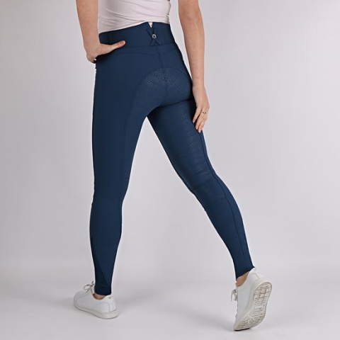Montar Rijbroek Highwaist Megan 2.0 Full Grip Middenblauw - 36