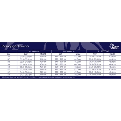 Harry's Horse Rijlaars Davinci S - maat 43 - black