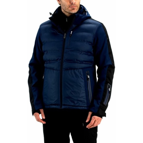 Falcon Kane - Wintersportjas Voor Heren - Donker Blauw - Maat XXL