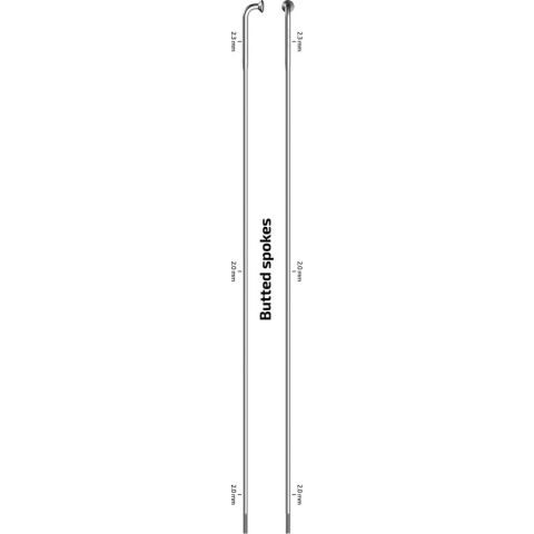 Sapim Spaak 14-246 X-Strong RVS zonder nippel (100st)