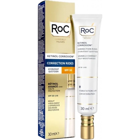 RoC Retinol Correxion Rimpels Correctie Dagelijkse Moisturiser SPF30 30 ml